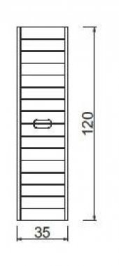 Denko Mostar 90 cm Banyo Dolabı Takımı ve Boy Dolabı-SİYAH thumbnail 5