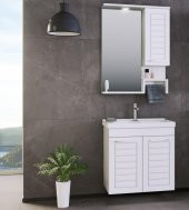 Orka Perge 65 cm MDF Banyo Dolabı Takımı - 1