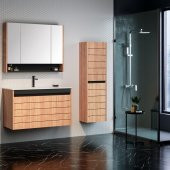 Orka Ricato 40 cm Morgana Kiraz Banyo Boy Çamaşır Dolabı - 2