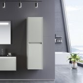 Orka Lisbon 40 cm Mat Kaşmir Banyo Boy Çamaşır Dolabı thumbnail 1