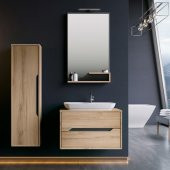 Orka Galia 40 cm MDF Legnano Banyo Boy Çamaşır Dolabı - 2