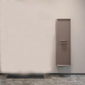 Orka Clay 40 cm Toprak Banyo Boy Çamaşır Dolabı - 1