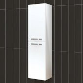 Denko Girne 35 cm MDF Beyaz Banyo Boy Dolabı - 1