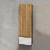 Denko Taylan 30 cm MDF Beyaz Banyo Boy Dolabı - 1