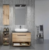 Orka Knidos 30 cm Legnano Banyo Boy Çamaşır Dolap ve Alt Yan Dolabı - 4