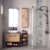 Orka Knidos 30 cm Legnano Banyo Boy Çamaşır Dolabı - 2