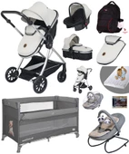 Baby Home Yeni Full Takım 10 In 1 940 Travel Sistem Bebek Arabası Lorelli Anne Yanı Oyun Parkı Park Yatak Beşik Ve Sallanır Ana Kucağı - 1