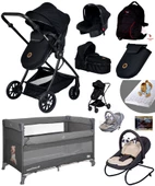 Baby Home Yeni Full Takım 10 In 1 940 Travel Sistem Bebek Arabası Lorelli Anne Yanı Oyun Parkı Park Yatak Beşik Ve Sallanır Ana Kucağı - 3