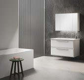 Orka Nuvola 100 cm Beyaz Banyo Dolabı Alt Modül ve Lavabo - 2