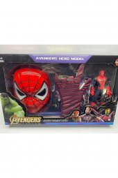 Spider Man Figür Örümcek Adam Oyuncak Figür,ışıklı Maske Ve Eldiven 3lü Örümcek Adam Set - 2
