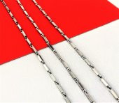 316L CERRAHİ ÇELİK 2 MM 55 CM ÇELİK KOLYE-ÇKOL97 - 1