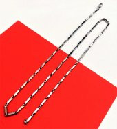316L CERRAHİ ÇELİK 2 MM 55 CM ÇELİK KOLYE-ÇKOL97 - 2