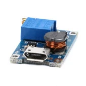 MT3608 Micro USB DC-DC Voltaj Yükseltici Modül - USB Soketli - 2A thumbnail 6