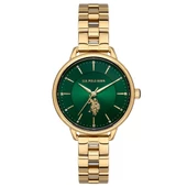 U.S. POLO ASSN. USPA2013-07 ALTIN KAPLAMA KADIN KOL SAATİ - 1