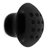 Noktalı Mantar Düğme Kulp Çekmece Dolap Dolabı Kapak Kulpu Kulbu Siyah Metal Kulpları Mobilya Mutfak - 6