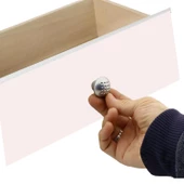 Noktalı Mantar Düğme Kulp Mobilya Mutfak Çekmece Dolap Dolabı Kapak Kulpu Kulbu Krom Metal Kulpları - 3
