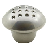 Noktalı Mantar Düğme Kulp Mobilya Mutfak Çekmece Dolap Dolabı Kapak Kulpu Kulbu Krom Metal Kulpları - 6