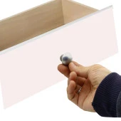 Mantar Düğme Kulp Çekmece Dolap Kapak Kulpu Kulbu Krom Metal Kulp - 3