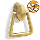 Badem Mobilya Çekmece Mutfak Kapak Dolap Dolabı Kulpu Kulpları Kulbu 16 Mm Gold Sert Plastik Kulp - 1