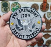 2nd Amendment Askeri Patch Yama Havacı Peç- PEÇ - 2