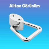 Badem Mobilya Çekmece Mutfak Kapak Dolap Dolabı Kulpu Kulpları Kulbu 16 Mm Krom Sert Plastik Kulp - 5
