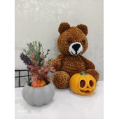 Amigurumi Kahverengi Kadife Ayıcık - 1