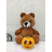 Amigurumi Kahverengi Kadife Ayıcık - 4