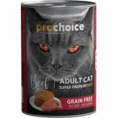 Prochoice Sığır Etli Pate Konserve Yetişkin Kedi Maması 400 G - 1