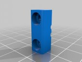 Hypercube Evolution: Updated Ultimate X-Cwing/Hotend Tutucu Plastik Aparat - 3