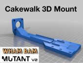 Wham Bam Mutant V2 İçin Cakewalk 3D Tutucu Plastik Aparat - 1