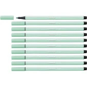Stabilo Keçe Uçlu Boya Kalemi 1 MM Buz Yeşili Keçeli Kalem (10 Lu Paket) - 1