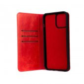 Apple iPhone 12 Pro Kılıf Zore Hakiki Deri Ayrılabilen Kapaklı Multi Cüzdan Kılıf thumbnail 4