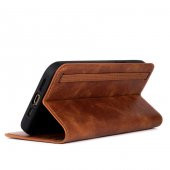 Apple iPhone 12 Pro Kılıf Zore Hakiki Deri Ayrılabilen Kapaklı Multi Cüzdan Kılıf thumbnail 6