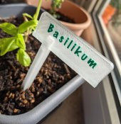 Bitki-Labels Çok Renkli - Petersilie, Basilikum Plastik Aparat - 2