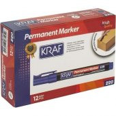 KRAF PERMANENT KOLI  MARKOR MAVI 12 LI KUTU(220) - 1