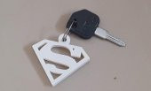 Siyah Süpermen Logosu Plastik Aparat - 1