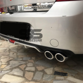 Renault Symbol Difüzör Arka Tampon Eki 4 Egzoz Çıkışlı Gri - 4