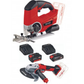 Einhell TE-JS 18 Li Dekupaj Testere Axxio 18/150 Avuç Taşlama 2.5ah-4.0ah Akülü Set - 1