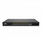 CNet CGS-24X4MSFP 4xGigabit Combo Yönetilebilir PoE Switch - 1
