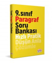 9. Sınıf Paragraf Soru Bankası Editör Yayınları - 1