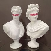 AFRODİT VE APOLLON İKİLİ HEYKEL TAKIM HK139-11 thumbnail 2