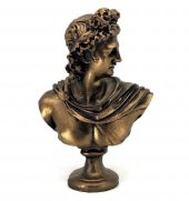 APOLLON BÜST HEYKEL BİBLO HK102-32 thumbnail 1