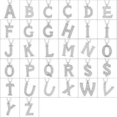 Gümüş Rodyum J Harfi Kadın Kolye SL4823 thumbnail 2