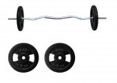 ACDSPOR 2 Adet 15 Kg Döküm Ağırlık Z Bar Set - 1