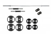 ACDSPOR 40 Kg Demir Döküm 150 Cm Barlı Set - 1
