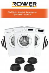 Çamaşır Makinesi Titreşim Önleyici Kaydırmaz 4 Adet - 1