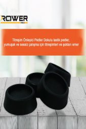 Çamaşır Makinesi Titreşim Önleyici Kaydırmaz 4 Adet - 5