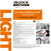 QUIXX Far Camı Onarım Seti - 3
