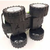 Dev Tekerlekli Jumbo Arazi Aracı 4x4 OffRoad Canavar Jeep 47x36cm Monster Fonksiyonsuz Oyuncak Araba - 4