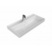 Cerastyle Turkuaz Sharp Etajerli Lavabo 100x48 Cm - 1